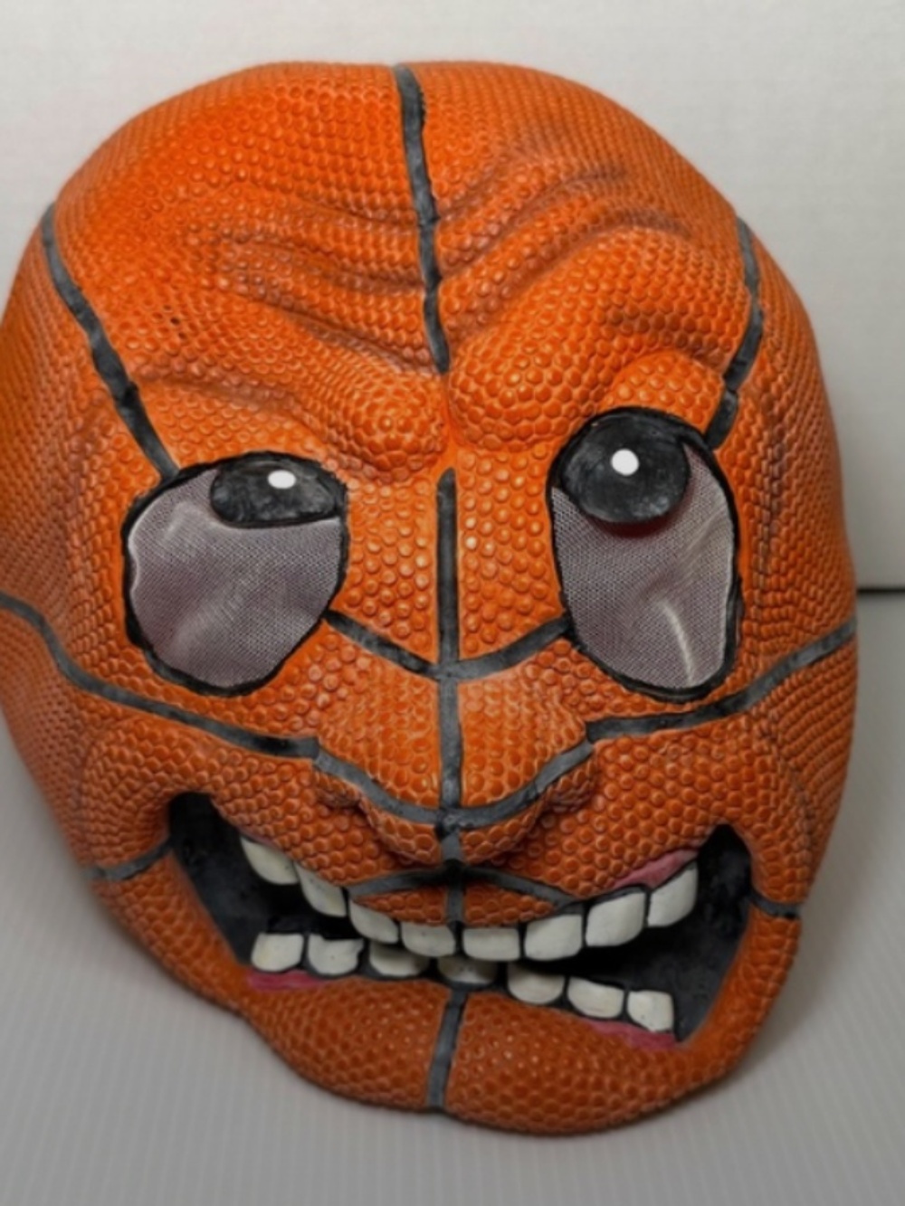 Easter Unlimited Inc. Basketball Head Sports Full Covered Rubber Halloween Mask